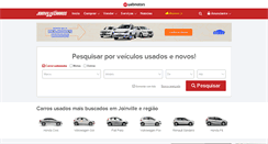 Desktop Screenshot of joinvillecarros.com.br